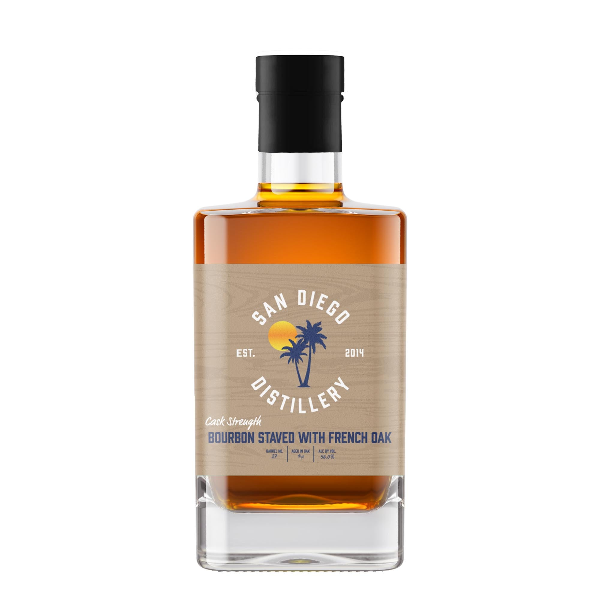 French Oak Staved 9 Year Bourbon – San Diego Distillery