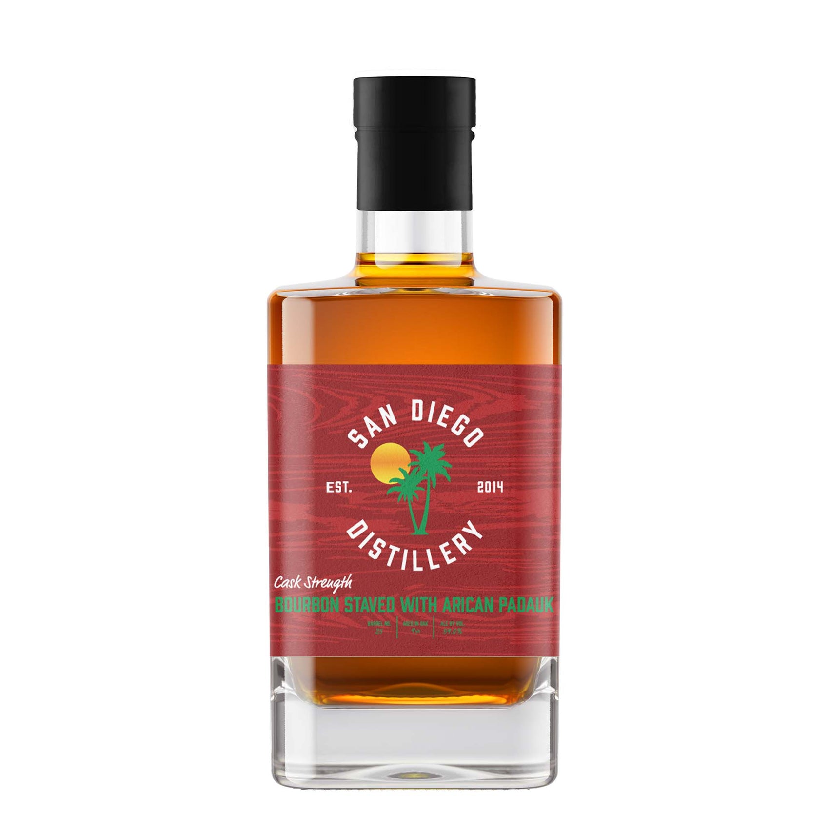 African Padauk Staved 9 Year Bourbon